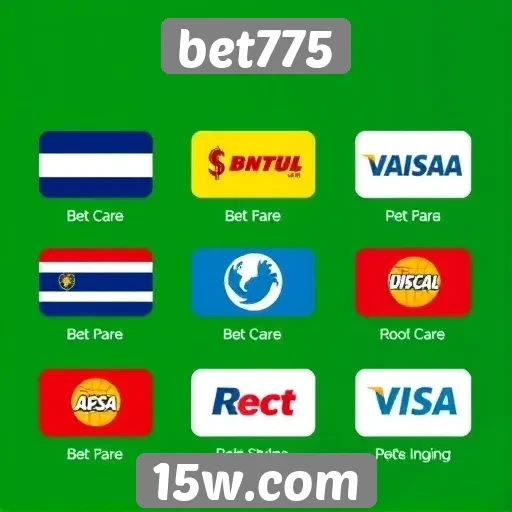 Opções de pagamento e retirada no bet775
