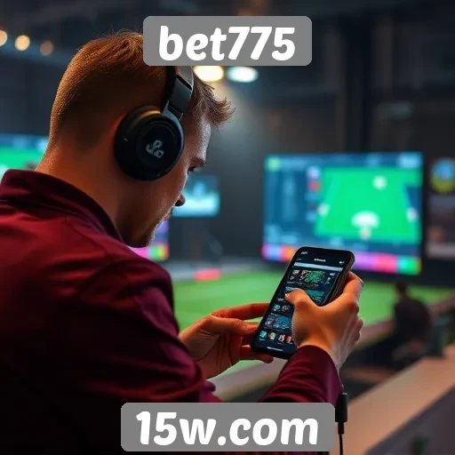 Interação do usuário e experiência no site bet775